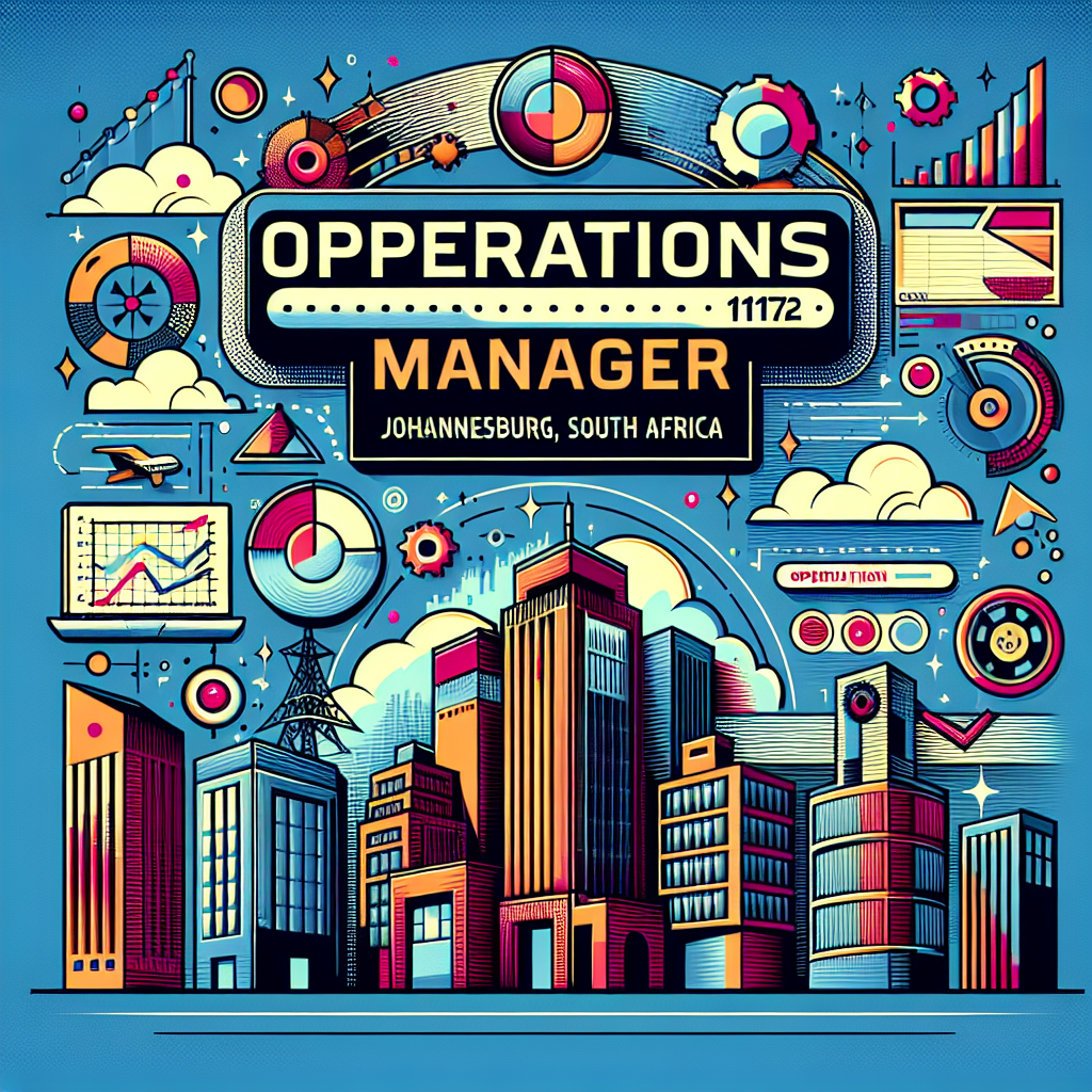 Operations Manager – 1172 – Johannesburg, South Africa
