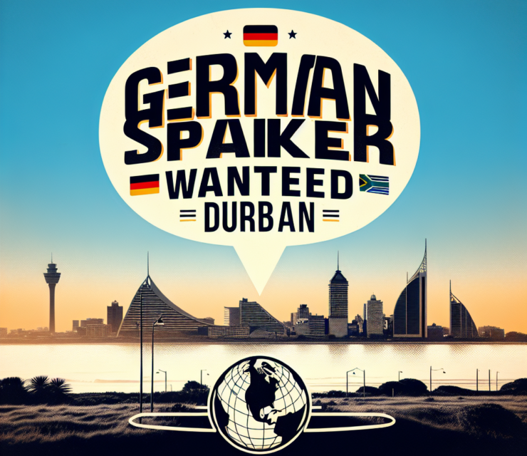 German Speakers Wanted – Relocate to Durban