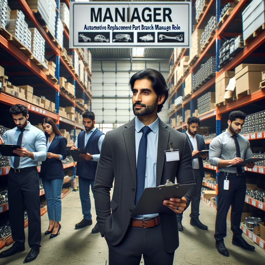 Automotive Replacement Part Branch Manager