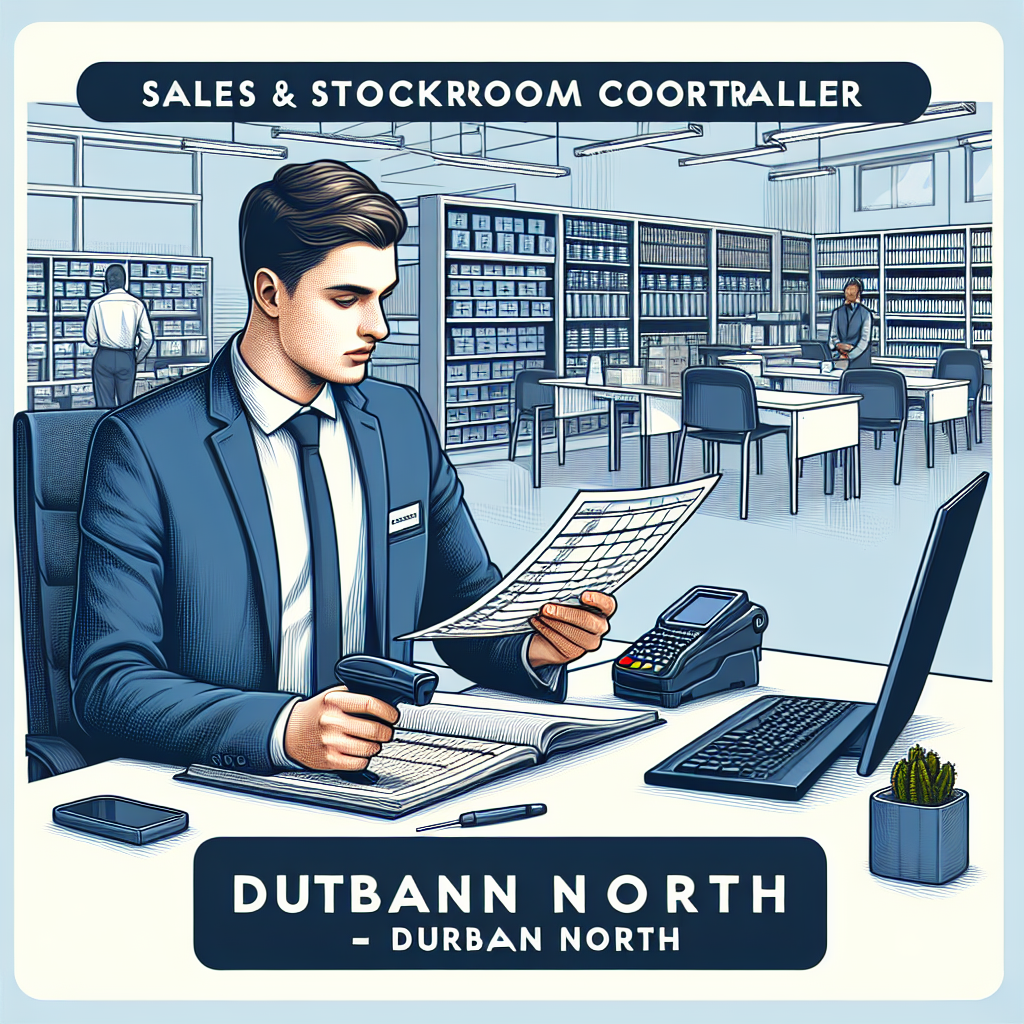 Sales & Stockroom Controller (Durban North)