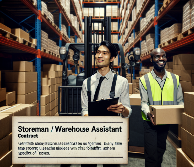 Storeman / Warehouse Assistant – Contract