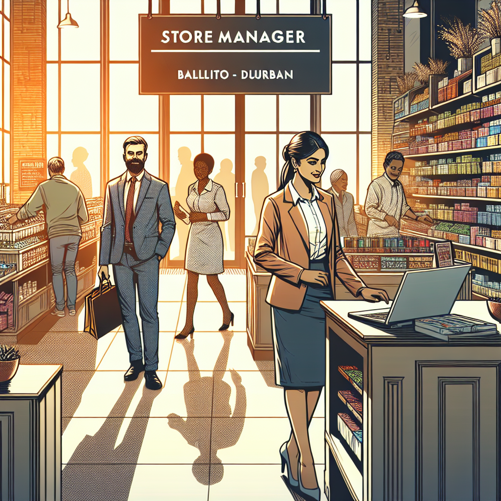 Store Manager – Ballito – Durban